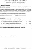 Special Needs & Health Challenges - Competency Assessment (HCCA-V2)