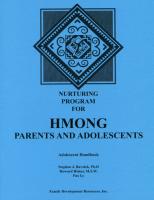 Hmong Adolescent Handbook (NP10AHB)